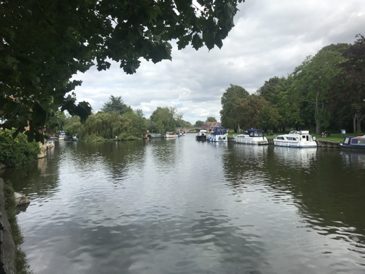View of Thames fron the Thames path at Abingdon